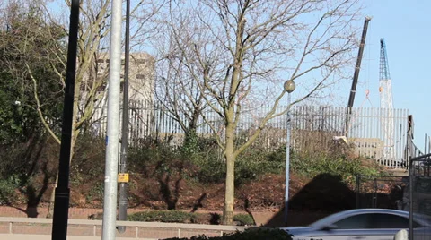 London building work Stock Footage 36281448