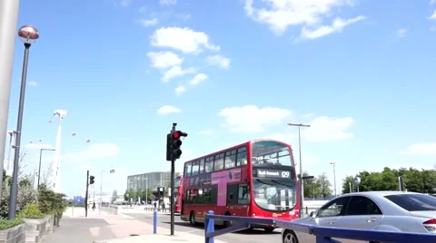 London Bus Video stock 50360811