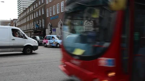 London Bus Stock Footage 61864747