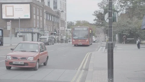 London Bus Stock Footage 116602625