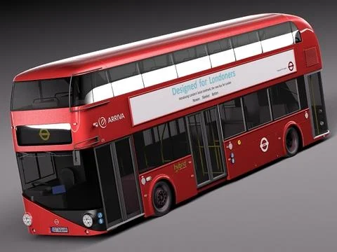 London bus LT2 (LT61 BHT) Arriva 3D Model