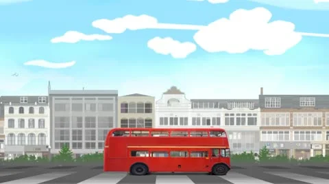 London buss Video stock 10749489