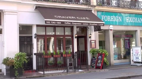 London Cafe Stock Footage 42732809