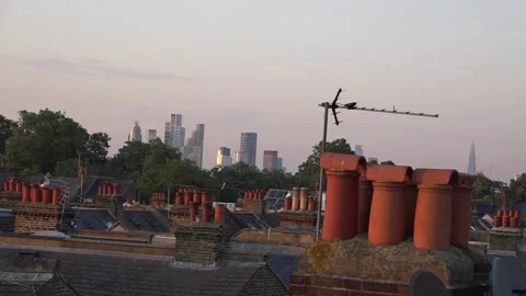 London chimneys Video stock 280677714