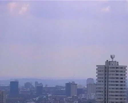 London City backdrop Stock Footage