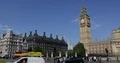 London City Cars Traffic Jam and People Visit Parliament Square Famous Landmark 4k or 4k+ Resolution