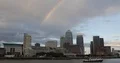 London City Center Skyline Business Skyscrapers Buildings Rainbow Sunset Light 4k or 4k+ Resolution