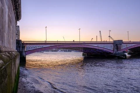 London city centre during sunset Stock Photos