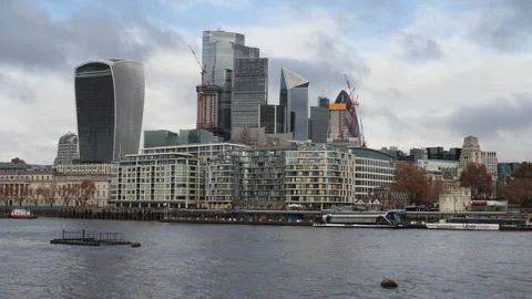 London City Stock Footage 185060347