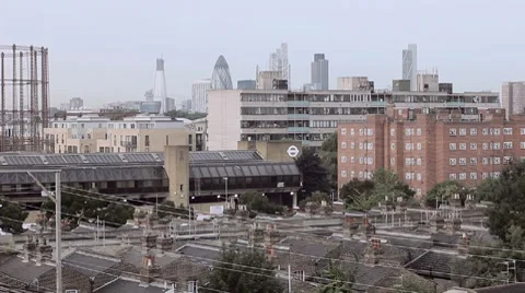 London City View Stock Footage 8556013