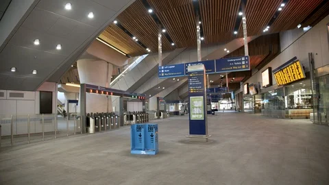 London during Lockdown Stock Footage 127980180