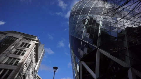 London Egg Building Stock Footage 57466779