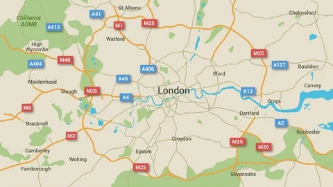 Uk Map Animation Stock Footage ~ Royalty Free Stock Videos | Pond5