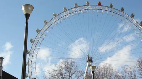London eye 03 Stock Footage 35851613