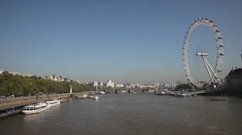 The London Eye 1 Video stock 47061345