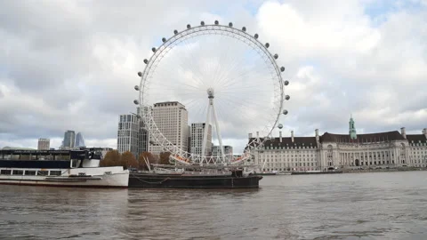 London Eye 1 Stock Footage 185064905