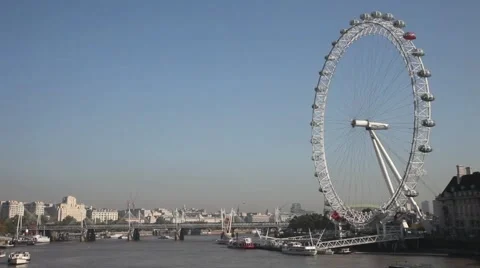 The London Eye 2 Stock Footage 47061335