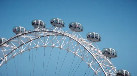 London eye close up Stock Footage 57687145