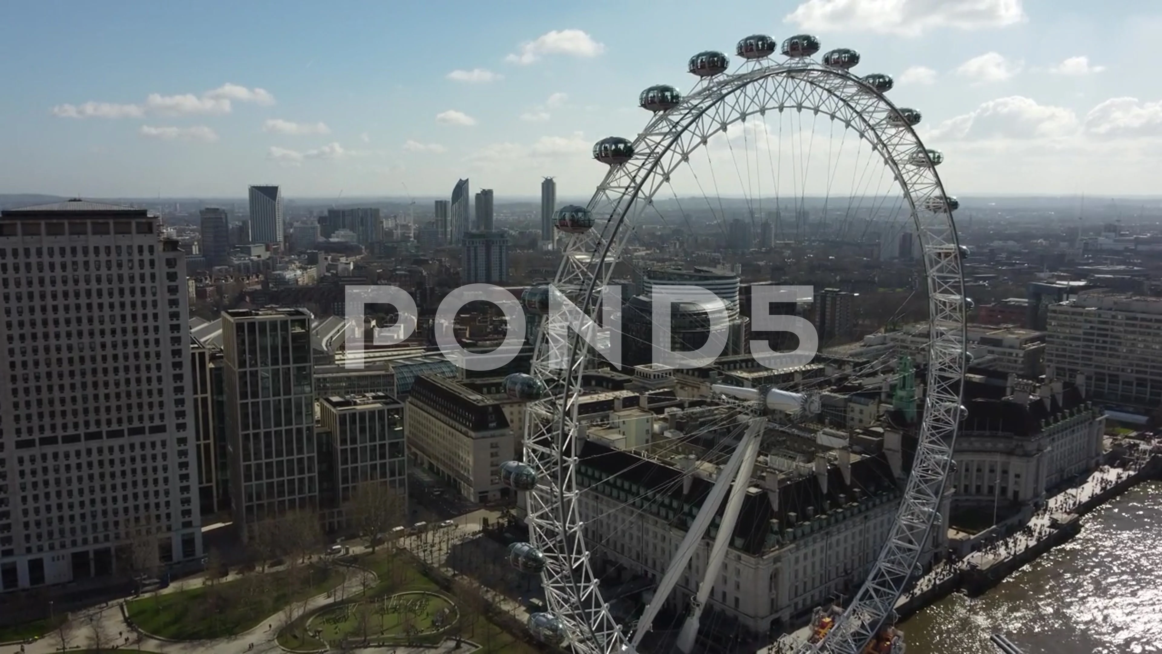 london eye close up