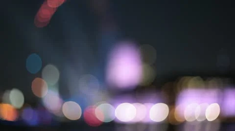 London Eye Defocus 01 Stock Footage 11658376
