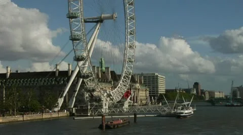 The London Eye Stock Footage 10805215
