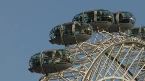 The London Eye Stock Footage 10805227
