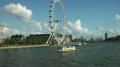 The London Eye Stock Footage 10807452