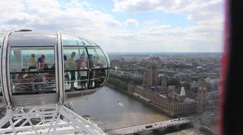London Eye Stock Footage 24923874