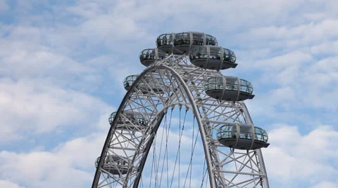 London Eye  Stock Footage 34123450