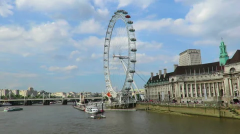 London Eye Stock Footage 39945761