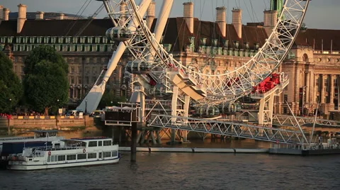 London Eye Stockbeeldmateriaal 40764497