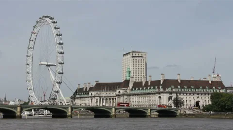 London Eye Video stock 47436925
