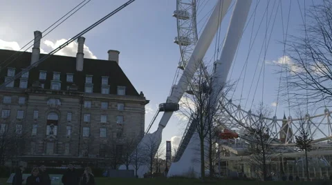 London Eye Stock Footage 50171740