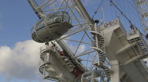 London Eye Stock Footage 50173392