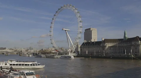 London Eye Stock Footage 50174159