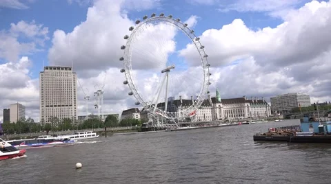 LONDON EYE Stock Footage 68196998