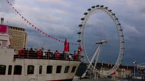 LONDON EYE Stock Footage 76923852