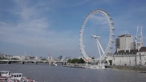 The London Eye Stock Footage 79532683