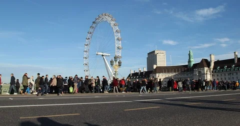 London eye Stock Footage 99557724