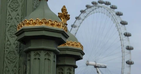 London eye Vídeos de archivo 99558262