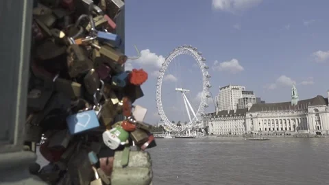 The London Eye Stock Footage 292911772