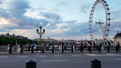 London eye Stock Footage 322928764