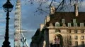 London Eye in London, England, Thames River, Boat Tour, United Kingdom HD Footage