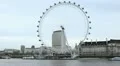 London Eye in London, England, Thames River, Boat Tour, United Kingdom HD Footage