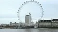 London Eye in London, England, Thames River, Boat Tour, United Kingdom HD Footage