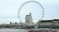 London Eye in London, England, Thames River, Boat Tour, United Kingdom HD Footage