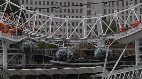 London Eye Medium Shot Vidéo 59738336