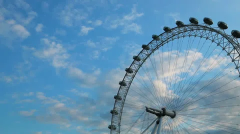 London Eye MS 01 Stock Footage 25135048