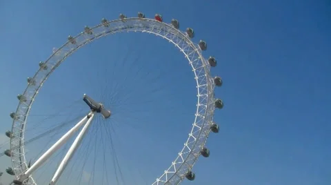 London Eye Spin Video stock 37014956