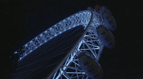 London Eye Static Shot Stock Footage 42682354